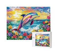 Jigsaw Puzzles for Adults 3000 Seagull Dolphin, 3000 Piece Jigsaw Puzzles for Adults, Educational Game Jigsaw Puzzle 48.8x32in Suitable for Decompression and Wall Decor, Puzzle Gifts x-255