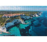 Jigsaw Puzzles for Adults 3000 Small Town 3000 Piece Jigsaw Puzzles for Adults, Challenging Puzzle Educational Game for The Whole for Women Gifts for Men Room Decor Sea View 48 x 32 inch RXPT-5165