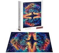 Jigsaw Puzzles for Adults 3000 Starry Sky Jigsaw Puzzle, Family Puzzle Game Christmas Birthday Gifts, Tree Jigsaws Puzzles 3000 Pieces for Adults, Home Party Activity for Teenage Boys 14 Years B-6009