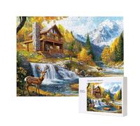 Jigsaw Puzzles for Adults 3000 Stream Deer, 3000 Piece Jigsaw Puzzles for Adults, Educational Game Jigsaw Puzzle 48.8x32in Suitable for Decompression and Wall Decor, Puzzle Gifts x-807