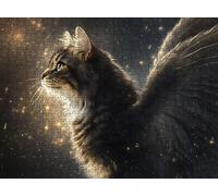 Jigsaw Puzzles for Adults 3000P, Large High Definition Puzzle Wooden, Relaxing Mind Game for Stress Relief, Creative Hobby Craft, Room Wall Decor, Gifts for Men Women 48 x 31.9 inches Cat Dream f0-694