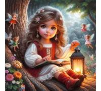 Jigsaw Puzzles for Adults 35 Piece Adorable Fairy Girl 28x28cm, Creative puzzles for adults 35 Piece Funny and Artistic Christmas Birthday Gifts for Boys Girls