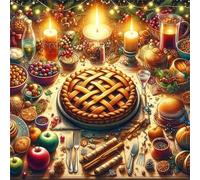 Jigsaw Puzzles for Adults 35 piece Candlelight Dinner, 35 Piece Difficult jigsaw puzzles for adults, Challenging Jigsaws 35 pieces, Puzzle Game for The Whole for Women, Gifts for Men 30x30cm