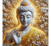 Jigsaw Puzzles for Adults 35 piece Golden Buddha, 35 Piece Difficult jigsaw puzzles for adults, Challenging Jigsaws 35 pieces, Puzzle Game for The Whole for Women, Gifts for Men 30x30cm