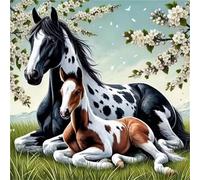 Jigsaw Puzzles for Adults 35 piece Lawn Horse, 35 Piece Difficult jigsaw puzzles for adults, Challenging Jigsaws 35 pieces, Puzzle Game for The Whole for Women, Gifts for Men 30x30cm