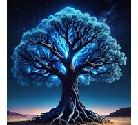 Jigsaw Puzzles for Adults 35, Starry Sky Tree of Life Puzzle for Adults, Memory Games, Logic Puzzles, Impossible Hard Challenge, Relaxation, Puzzle 35 Pieces
