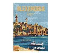 Jigsaw Puzzles for Adults 38x26cm/1000pcs Alexandria Egypt Jigsaws for Adults Relaxing Games Improve Memory for Birthday, Chrismas 38x26cm/1000pcs