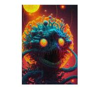 Jigsaw Puzzles for Adults 38x26cm/1000pcs Alien Creature in Space Jigsaws for Adults Relaxing Games Difficult Challenge Christmas Birthday Gifts 38x26cm/1000pcs
