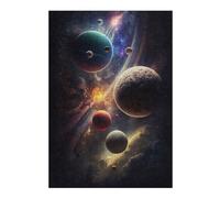 Jigsaw Puzzles for Adults 38x26cm/1000pcs Beyond The Milky Way Puzzles for Adults Relax Games Presents for Women Fun Activities at Home 38x26cm/1000pcs