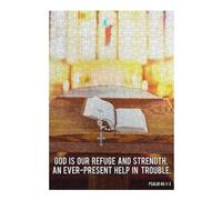 Jigsaw Puzzles for Adults 38x26cm/1000pcs Bible Catholic Adult Jigsaw Toy Wall Decor Precision Cutting Fun Activities at Home 38x26cm/1000pcs