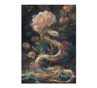Jigsaw Puzzles for Adults 38x26cm/1000pcs Bloom Serpent Adult Jigsaw Toy Wall Decor Precision Cutting Fun Activities at Home 38x26cm/1000pcs