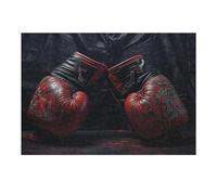 Jigsaw Puzzles for Adults 38x26cm/1000pcs Boxing Gloves The Ultimate Fighter's Gear Puzzle for Adults Relax Games Difficult Hard Gifts for Friends And Family 38x26cm/1000pcs