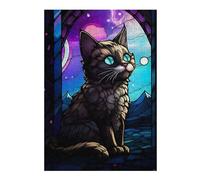 Jigsaw Puzzles for Adults 38x26cm/1000pcs Cat The Wild Adult Jigsaw Puzzle Relaxing Games Analysis And Logic Fun Activities at Home 38x26cm/1000pcs