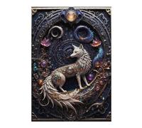 Jigsaw Puzzles for Adults 38x26cm/1000pcs Celestial Steampunk Fox Adult Jigsaw Toy Wall Decor Precision Cutting Fun Activities at Home 38x26cm/1000pcs