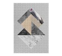 Jigsaw Puzzles for Adults 38x26cm/1000pcs Collage in Polygons 9 Puzzle for Adults Relaxing Games Stress Reliever Help The Brain Exercise 38x26cm/1000pcs