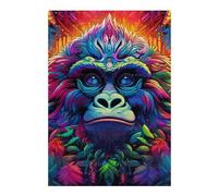 Jigsaw Puzzles for Adults 38x26cm/1000pcs Colorful Gorilla Portrait-5 Jigsaws for Adults Family Games Birthday Present Christmas Birthday Gifts 38x26cm/1000pcs