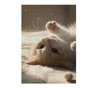 Jigsaw Puzzles for Adults 38x26cm/1000pcs Cut Cat Puzzles for Adults Anti-Stress Toys Improve Memory Deal As Gifts for The Whole Family 38x26cm/1000pcs
