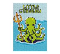 Jigsaw Puzzles for Adults 38x26cm/1000pcs Cute Cthulhu Octopus Jigsaw for Adults Brain Teaser Game A Work of Art Birthday Present, Gifts, 38x26cm/1000pcs