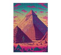 Jigsaw Puzzles for Adults 38x26cm/1000pcs Egyptian Pyramid Jigsaws for Adults Fun Games Perfect Decoration Challenging To Complete 38x26cm/1000pcs