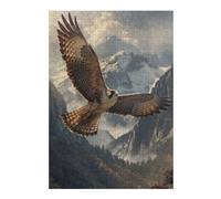 Jigsaw Puzzles for Adults 38x26cm/1000pcs Falcon in Flight Puzzles for Adults Anti-Stress Toys Improve Memory Deal As Gifts for The Whole Family 38x26cm/1000pcs