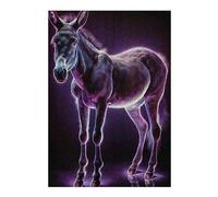 Jigsaw Puzzles for Adults 38x26cm/1000pcs Farm Donkey Oil Paint Jigsaw Puzzle Toy Wall Decor Difficult Challenge Deal As Gifts for The Whole Family 38x26cm/1000pcs