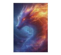 Jigsaw Puzzles for Adults 38x26cm/1000pcs Fire And Ice Dragon Artwork Jigsaws for Adults Relaxing Games Home Decoration Unique Birthday And Xmas Gifts 38x26cm/1000pcs