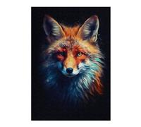 Jigsaw Puzzles for Adults 38x26cm/1000pcs Fox Animals Jigsaw for Adults Brain Teaser Game A Work of Art Birthday Present, Gifts, 38x26cm/1000pcs