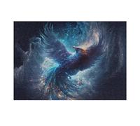 Jigsaw Puzzles for Adults 38x26cm/1000pcs Galactic Phoenix Cosmic Artwork -1 Puzzle for Adults Relax Games Difficult Hard Gifts for Friends And Family 38x26cm/1000pcs