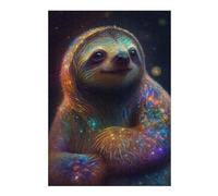 Jigsaw Puzzles for Adults 38x26cm/1000pcs Galaxy Baby Sloth Animal Jigsaw Puzzle Hands-on Game Difficult Challenge Gifts for Friends And Family 38x26cm/1000pcs