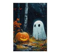 Jigsaw Puzzles for Adults 38x26cm/1000pcs Ghostly Halloween Forest Jigsaw for Adults DIY Toys Analysis And Logic Great Gift for Gaming 38x26cm/1000pcs
