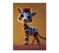 Jigsaw Puzzles for Adults 38x26cm/1000pcs Giraffe Cub Adventure Jigsaw Puzzle Anti-Stress Toys Hand Speed Race Gifts for Friends And Family 38x26cm/1000pcs