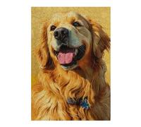 Jigsaw Puzzles for Adults 38x26cm/1000pcs Golden Glow Dog Jigsaw Puzzle Toy Wall Decor Difficult Challenge Deal As Gifts for The Whole Family 38x26cm/1000pcs