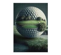 Jigsaw Puzzles for Adults 38x26cm/1000pcs Golf Ball with Green Jigsaw Puzzle Toy Wall Decor Difficult Challenge Deal As Gifts for The Whole Family 38x26cm/1000pcs