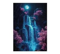 Jigsaw Puzzles for Adults 38x26cm/1000pcs Japan Neon Cherry Blossom Jigsaws for Adults Fun Games Perfect Decoration Challenging To Complete 38x26cm/1000pcs