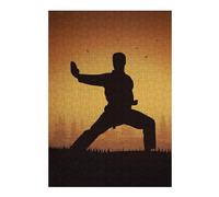 Jigsaw Puzzles for Adults 38x26cm/1000pcs Karate 5 Jigsaw for Adults DIY Toys Analysis And Logic Great Gift for Gaming 38x26cm/1000pcs