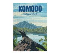 Jigsaw Puzzles for Adults 38x26cm/1000pcs Komodo National Park Jigsaw Puzzle Hands-on Game Difficult Challenge Gifts for Friends And Family 38x26cm/1000pcs