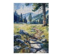 Jigsaw Puzzles for Adults 38x26cm/1000pcs Mountain Path Jigsaw for Adults DIY Toys Analysis And Logic Great Gift for Gaming 38x26cm/1000pcs