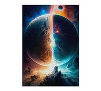 Jigsaw Puzzles for Adults 38x26cm/1000pcs Parallel Worlds Puzzles for Adults Relax Games Presents for Women Fun Activities at Home 38x26cm/1000pcs