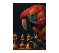 Jigsaw Puzzles for Adults 38x26cm/1000pcs Parrot Chess Puzzle for Adults Relaxing Games Perfect Decoration for Birthday, Chrismas 38x26cm/1000pcs