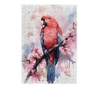Jigsaw Puzzles for Adults 38x26cm/1000pcs Parrot Watercolor Puzzles for Adults Relax Games Presents for Women Fun Activities at Home 38x26cm/1000pcs