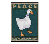 Jigsaw Puzzles for Adults 38x26cm/1000pcs Peace Was Never An Option Adult Jigsaw Puzzle Relaxing Games Analysis And Logic Fun Activities at Home 38x26cm/1000pcs
