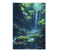 Jigsaw Puzzles for Adults 38x26cm/1000pcs Peaceful Waterfalls Puzzles for Adults Anti-Stress Toys Improve Memory Deal As Gifts for The Whole Family 38x26cm/1000pcs