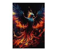 Jigsaw Puzzles for Adults 38x26cm/1000pcs Phoenix Rising Fire Artwork Jigsaws for Adults Relaxing Games Difficult Challenge Christmas Birthday Gifts 38x26cm/1000pcs