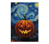 Jigsaw Puzzles for Adults 38x26cm/1000pcs Pumpkin Night Sky Adult Jigsaw Puzzle Brain Teaser Game A Work of Art Challenging To Complete 38x26cm/1000pcs