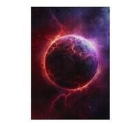 Jigsaw Puzzles for Adults 38x26cm/1000pcs Red Lightning Planet Puzzles for Adults Relax Games Presents for Women Fun Activities at Home 38x26cm/1000pcs