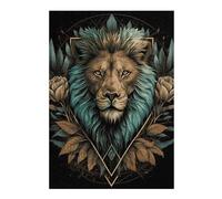 Jigsaw Puzzles for Adults 38x26cm/1000pcs Royal Lion's Majesty Jigsaws for Adults Relaxing Games Difficult Challenge Christmas Birthday Gifts 38x26cm/1000pcs