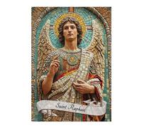 Jigsaw Puzzles for Adults 38x26cm/1000pcs Saint Raphael Archangel Adult Jigsaw Toy Wall Decor Precision Cutting Fun Activities at Home 38x26cm/1000pcs