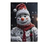 Jigsaw Puzzles for Adults 38x26cm/1000pcs Snowman Funny Jigsaws for Adults Fun Games Perfect Decoration Challenging To Complete 38x26cm/1000pcs