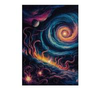 Jigsaw Puzzles for Adults 38x26cm/1000pcs Space Devourer Jigsaw for Adults DIY Toys Analysis And Logic Great Gift for Gaming 38x26cm/1000pcs