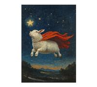 Jigsaw Puzzles for Adults 38x26cm/1000pcs Super Sheep Flying Adult Jigsaw Puzzle Brain Teaser Game A Work of Art Challenging To Complete 38x26cm/1000pcs